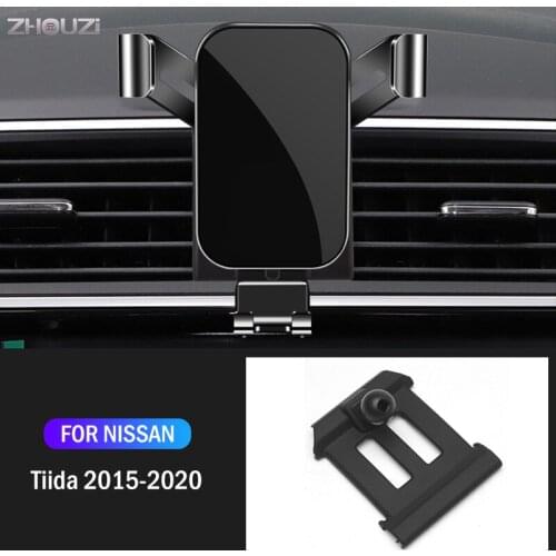 Car Mobile Phone Holder Special Mounts Stand GPS Gravity Navigation Bracket For Nissan Tiida C13 2015-2021 Car Accessories