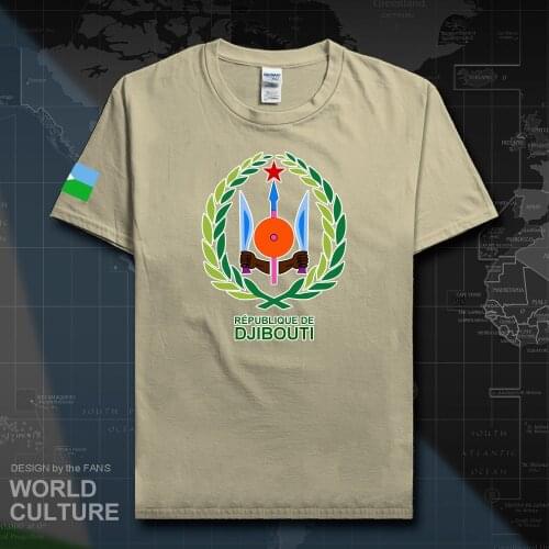 Djibouti DJI Djiboutian DJ men t shirt fashion 2018 jersey nation team cotton t-shirt Sportswear fitness casual summ tees new 20