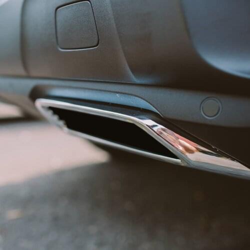 For Peugeot 3008 II Allure Active 5008 2017-2020 Colorful Rear Exhaust Muffler Output Tip Pipe Cover Trim Car Styling