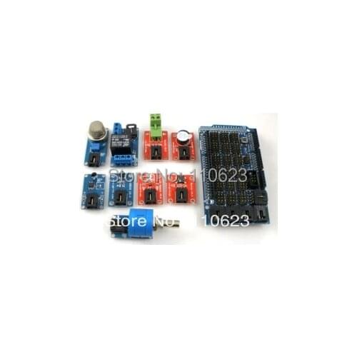 Iduino module Kits-2 Mega Shield V4, Relay module,Gas Sensor, Button,Buzzer,Switch Module for MEGA ADK