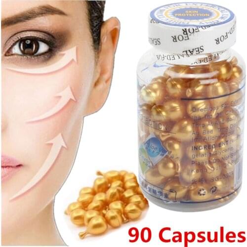 90Pcs Vitamin E Extract Face Cream Anti Wrinkle Whitening Cream Anti Aging Moisturizing Wrinkle Remove Face Care new
