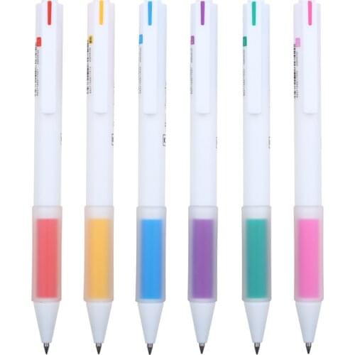 M&G Cute Candy Color Gel Pen Set 0.5mm,Kawaii stationery,Retractable or Capped,Colored Pens,school supply 6Colors/lot