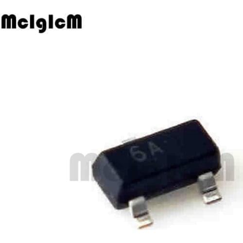 MCIGICM 100PCS BC817 BC817-16 SOT-23 NPN 6C 0.1A/45V general purpose transistor NEW ORIGINAL