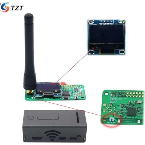TZT MMDVM Hotspot Module with OLED and Antenna Case Support P25 DMR YSF for Raspberry pi Walkie Talkie