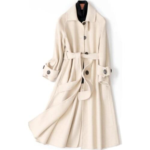 Noritree Women's Beige Coats