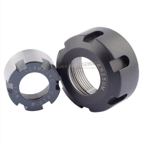 Brand new er11 nut er11a er11m nut for cnc milling collet use Can cooperate er collet chuck and er series tool holder shank