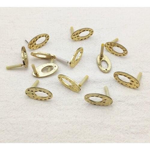 New arrival! 19x10mm 50pcs Zinc alloy Oval shape Ear Stud for Earrings Making/DIY parts,Jewelry Finding & Component