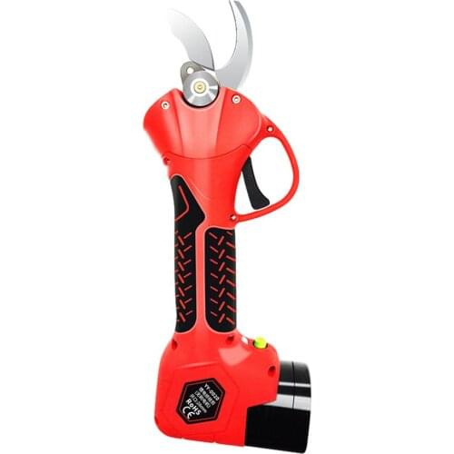 16.8V 2Ah Handheld Pruning Shear Cordless 28mm Cutting Diameter Professional Electric Pruning Shears With Two Lithium Batteries