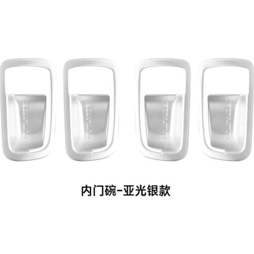 FIT FOR MITSUBISHI OUTLANDER 2013 2014 2015 2016 2017 2018 2019 ACCESSORIES ABS CHROME INNER DOOR HANDLE TRIM COVER STICKERS