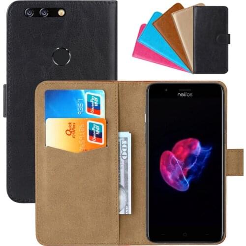 Luxury Wallet Case For TP-Link Neffos N1 PU Leather Retro Flip Cover Magnetic Fashion Cases Strap