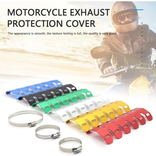 Universal Motorcycle Exhaust Muffler Pipe Heat Shield Heel Guard Leg Protector Dirt Bike Motorbike Accessories