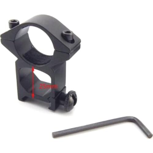 High Quality 25mm Pipe Diameter 20mm Wide Mouth Tactical Scope Mount Rings Track Clamp Sight Mirror Laser Sight Mounts Barrels