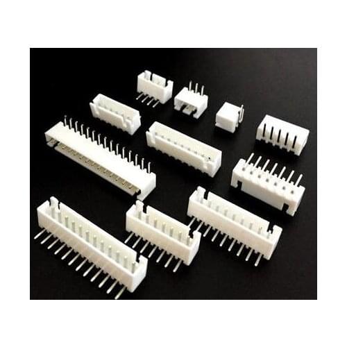 XH2.54 2/3/4/5/6/7/8/9/10/11/12/13/14/15/16 Pin 2.54mm Right Angle Male Pin Header Connector Pin Connectors Adaptor Resistor