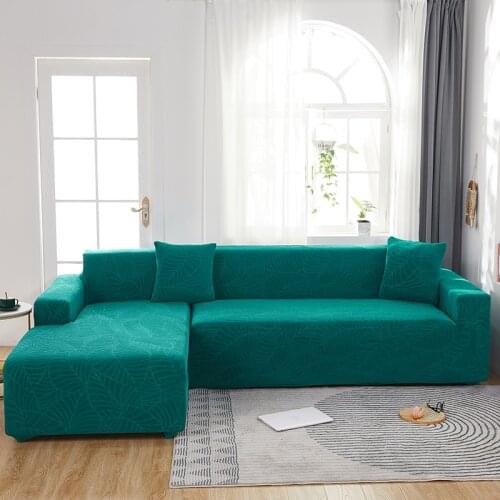 Leaf jacquard sofa cover Waterproof sofa cover New product Removable 1/2/3/4 seats funda sofa chaise lounge