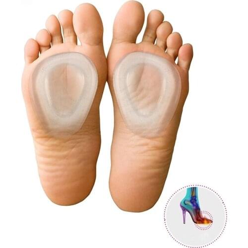 1Pair Ball of Foot Cushions Foot Care Inserts Insoles Support Neuroma Runners Metatarsalgia Gel Pad Rapid Foot Pain Relief