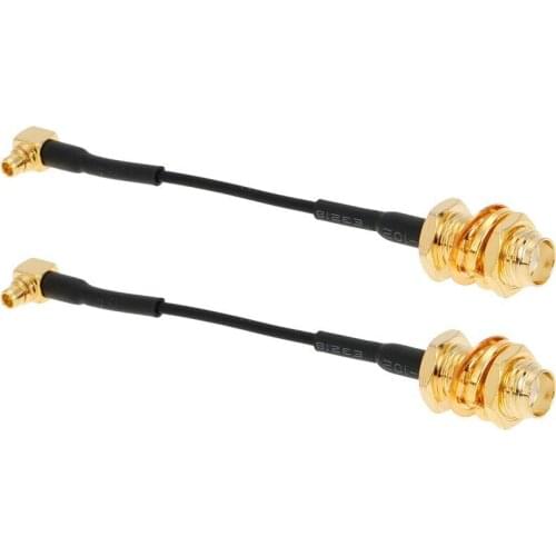 2pcs PandaRC MMCX to SMA-K Converting Jumper Adapter Pigtail Cable for QAV250 H210 FPV Racing Quadcopter