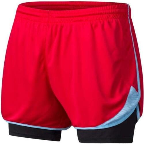 2 in 1 Mens Marathon Running Shorts Gym Plus Size M-4XL Man Gym Short Pants Sport Cycling Shorts with Longer Liner