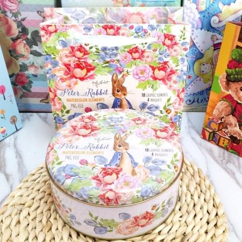 2021 New Cartoon Biscuit Dessert Cookie Tin Storage Box with Gift Pack Europe Baking DIY Cute Cookie Jar for Children Friends