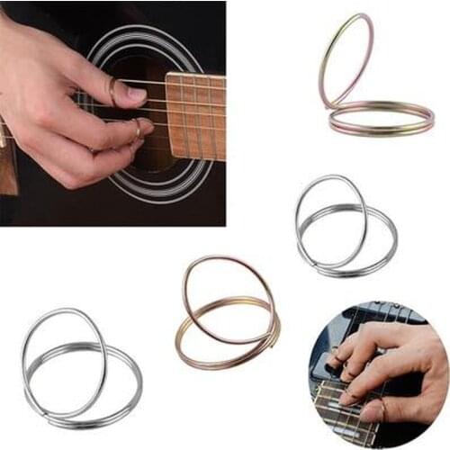 4Pcs/Set Adjustable Metal Thumb Finger Guitar Picks Fore Finger Stretchable Good Pick Guitar Bass Accessories Wholesale