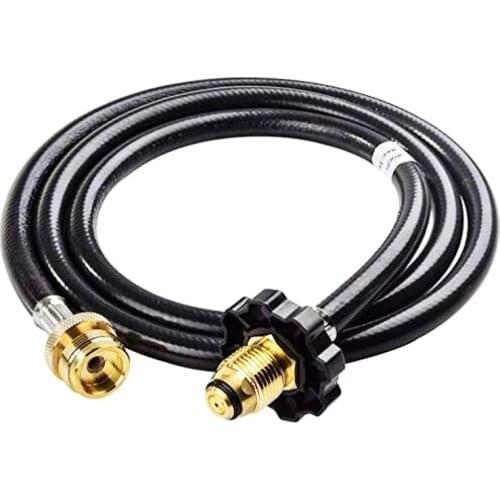 6FT Propane Adapter Connected Gas Pipe POL One Pound Gas Tank Gas Pipe Gas Pipe 20LB Gas Cylinder Conversion Rubber Hose