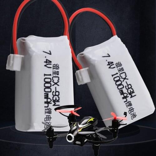 7.4V 1000mah 2S Lipo Battery for RC Cheerson CX-93W Drone Rc Quadcopter Rc Car Boat battery
