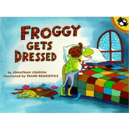 Froggy Gets Dressed By Jonathan London Educational English Picture Book Learning Card Story Book For Baby Kids Children Gifts
