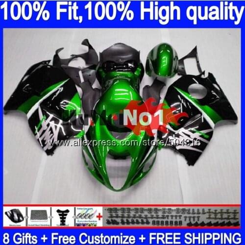 Injection For SUZUKI Hayabusa GSXR 1300 2008 2009 10 11 12 29MC.161 GSXR-1300 GSXR1300 08 09 2010 2011 2012 Black Green Fairing