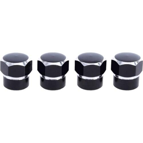 4Pcs Aluminum Alloy Tire Valve Caps Vehicle Wheel Caps Dust Covers For Motorcycles Trucks Bikes Wheel Tires Valves Accessories