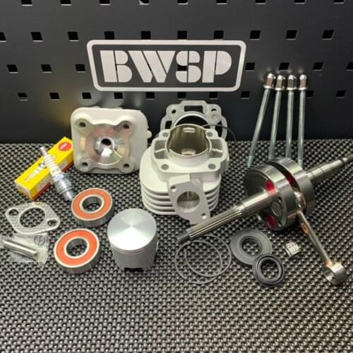 Big Bore Kit 70cc For JOG50 3KJ AEROX50 ZR EVO Cylinder Set Piston 47.6mm Forged Crankshaft 40.2mm +1.8mm BWSP Engine Parts