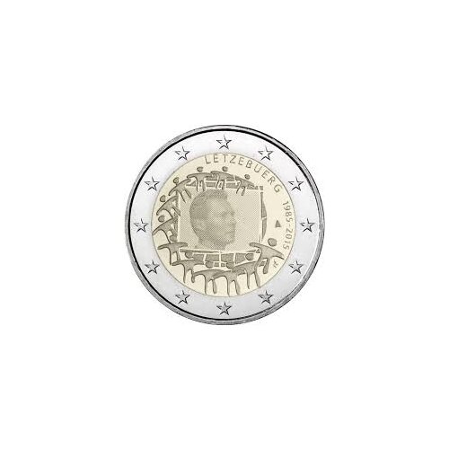 Luxembourg 2015 2 Euros Real Original Coins True Euro Collection Commemorative Coin Unc