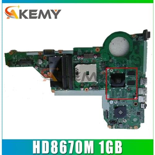 Original For HP 15-E 17-E Laptop Motherboard 720692-001 720692-501 HD 8670M 1GB DA0R75MB6C0 DDR3 MainBoard 100% Tested Fast Ship