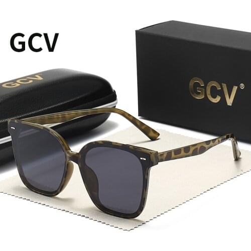 GCV Brand 2021 New Men And Women fashion Advanced Delicate Square Frames GM Sunglasses Antiultraviolet UV400 Polarized Luxury