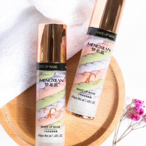 Natural Moisturizer Face Base Primer Makeup Liquid Matte Long Lasting Oil Control Brighten Foundation Concealer Cream TSLM2