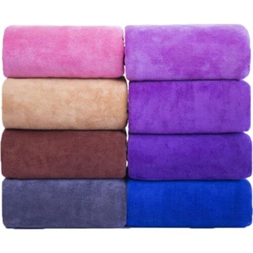 Oversized Super thick150x200cm microfiber bath towel, super soft, super absorbent and quick-drying, White towel
