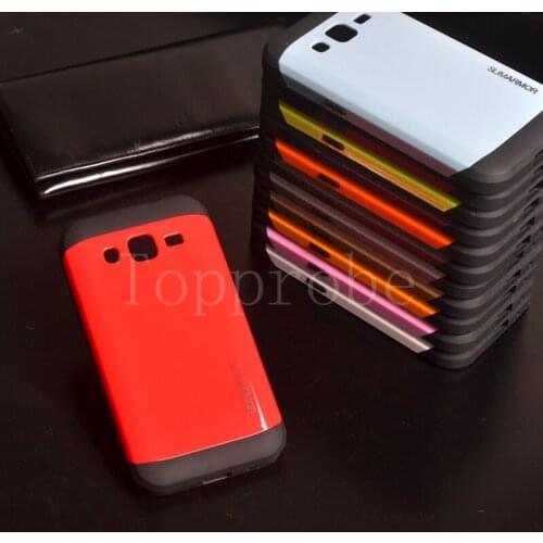 Anti-knock SLIM ARMOR Case For Samsung galaxy Core Prime G360 G3606 G3608 cell phone protective silicone cover + 1pcs Film free