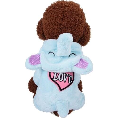 PUOUPUOU Winter Warm Dog Clothes Hoodies Pet Clothes Funny Dog Jacket Coat Fleece for Small Medium Dogs Cute Puppy Outfit XS-2XL