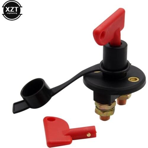 Car Battery Switch Power Isolator Cut Off Kill Switch + 2 Removable Keys For Marine ATV Truck Boat Car Disconnect bateria
