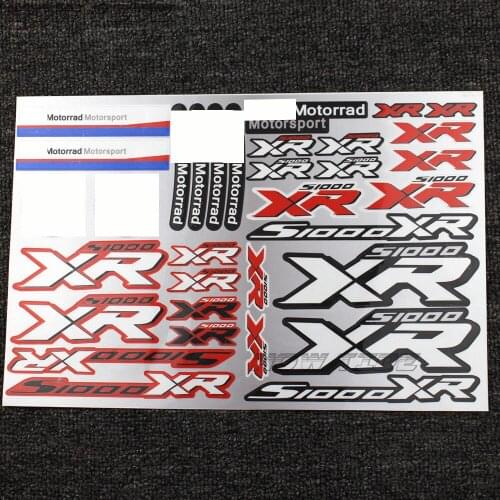 High Quality Motorcycle Reflective Stickers Body Helmet Fuel Tank Waterproof Sign Decal for BMW S1000XR S1000 XR LOGO Sticekr