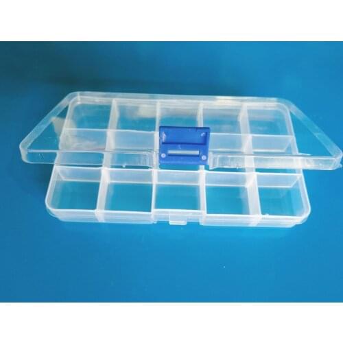 Storage Box& Jewelry Box New Adjustable Plastic Storage Box Earring Jewelry 15Compartment Case Container Special Price