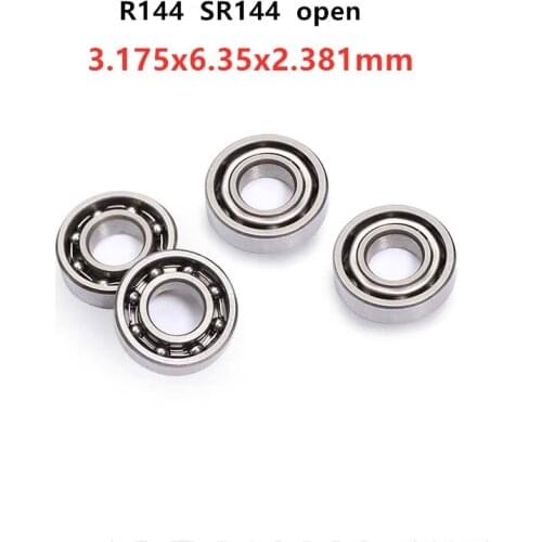100pcs R144 SR144 open Dental Handpiece Bearing 3.175x6.35x2.381 mm stainless steel miniature ball bearings 3.175*6.35*2.381