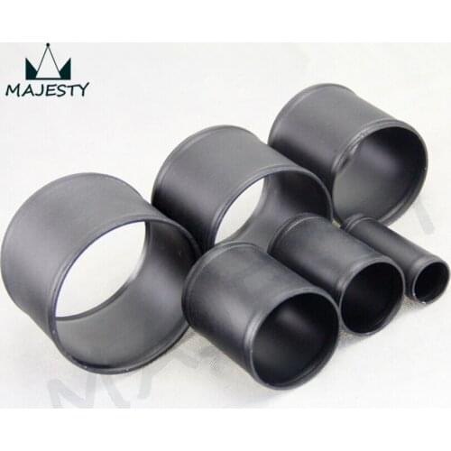 5pcs Alloy Aluminum Hose Adapter Joiner Pipe Connector Silicone 70mm 2.75" L=76MM BK 5 pieces