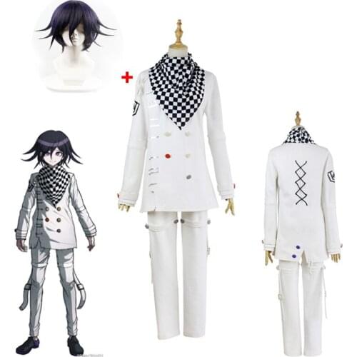 Anime Danganronpa V3 Ouma Kokichi Cosplay Costume Japanese Game High Quality School Uniform Costume Free Delivery