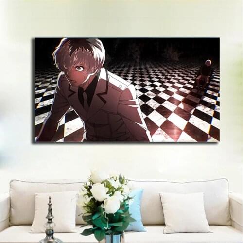 Tokyo Ghoul Anime Poster Illustration Picture Anime Wall Art Print Decor,50 x 70 cm,No Frame