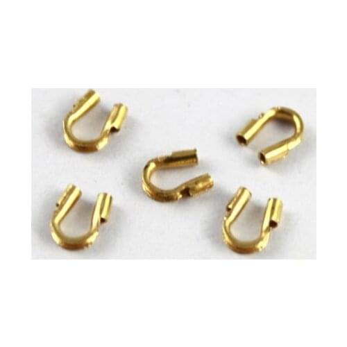 FREE SHIPPING 3000pcs Brass Wire Guardian Wire Protectors 5mm #20559