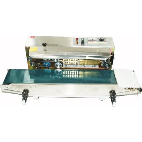 Free shipping FR-900 Automatic Continuous film sealing machine,plastic bag package machine,Expanded food band sealer (110V/60HZ)