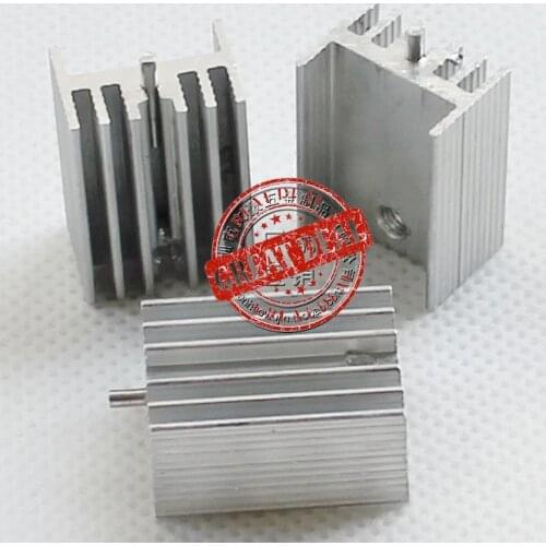 Free Shipping Wholesale 100PCS Aluminum TO-220 heatsink 25*15*11mm High quality IC radiator with pin