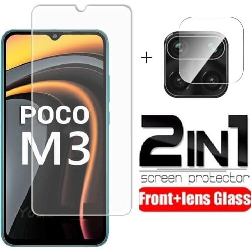 For Xiaomi Poco M3 Glass For Poco M3 Tempered Glass HD Screen Protector For Redmi Note 8 T 9 Pro Xiaomi Poco X3 M3 Glass