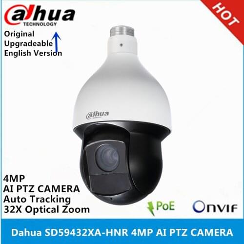 Dahua SD59432XA-HNR 4MP PTZ Starlight camera 32X optical zoom IR150M auto tracking AI Network Speed Dome Camera