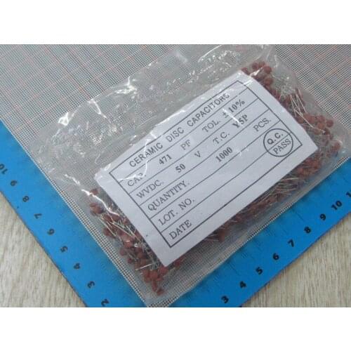 1000pcs/lot High Quality 470Pf 471 50V Ceramic dielectric Capacitor 470Pf 471 50V dip ceramic capacitors 470pf