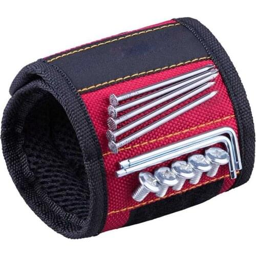 HACCURY Strong Magnetic wristbands Tool storage armband Suction screw Home improvement or Car Repair tools